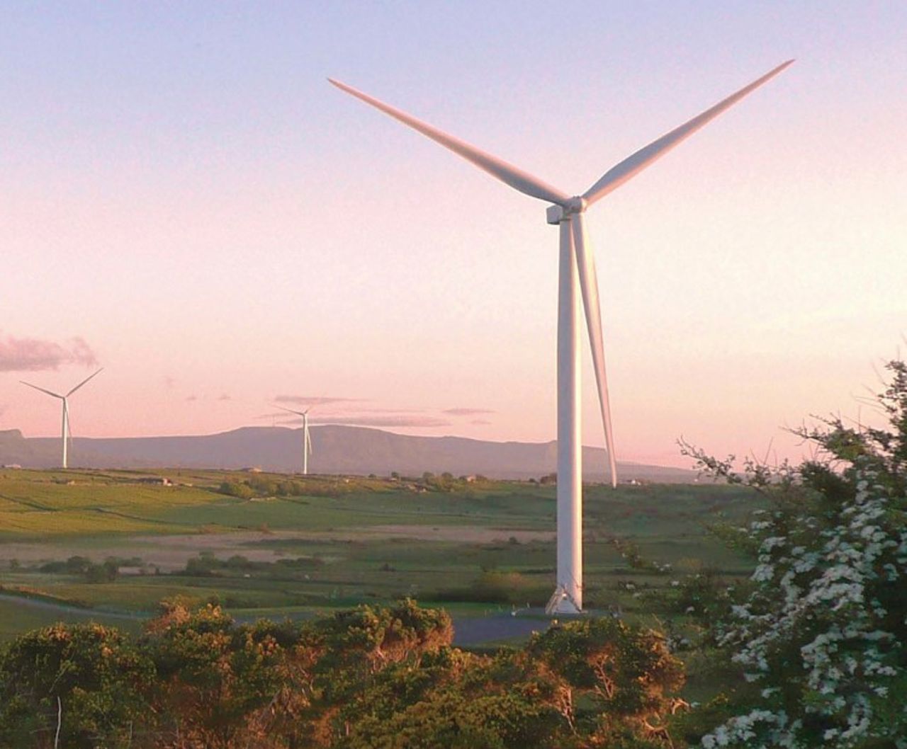 Wind turbines in Ireland