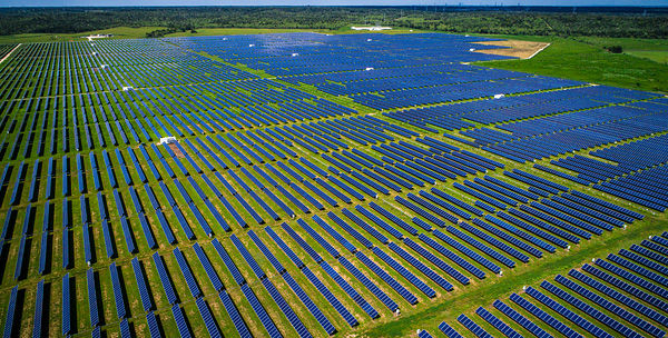 Gigantic solar park in the U.S.